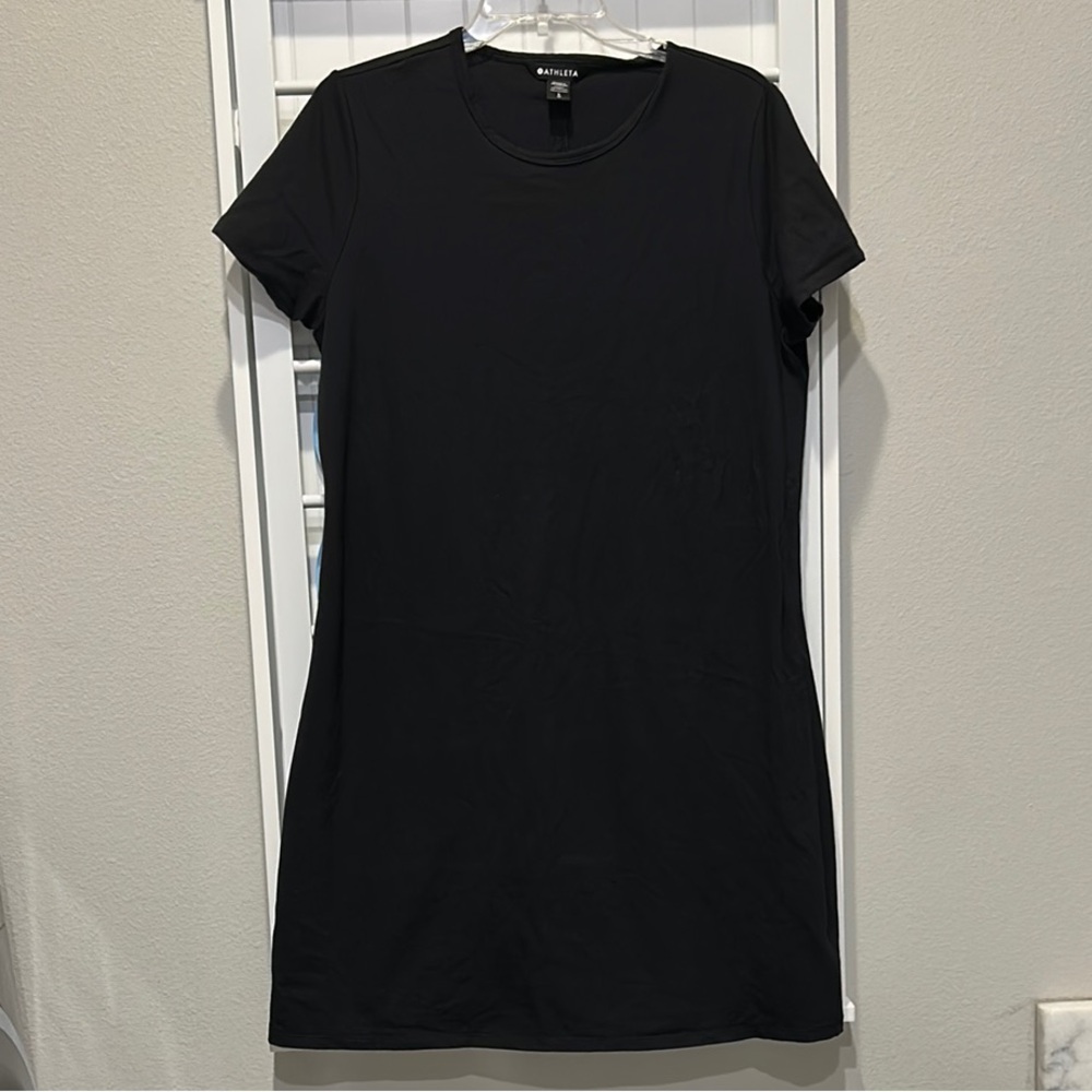 Athleta Black Women's T Shirt Dress